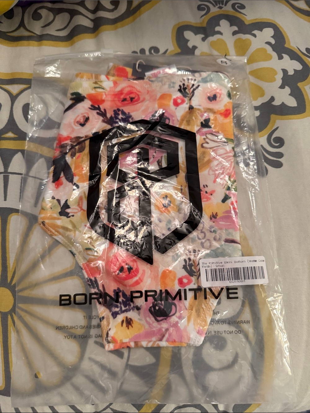 Born Primitive Floral Swim Bikini Bottoms- NWT size small